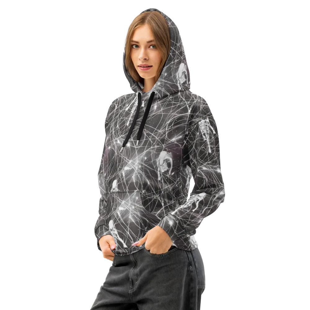 Void Weavers on Cotton Hoodie — Left Front
