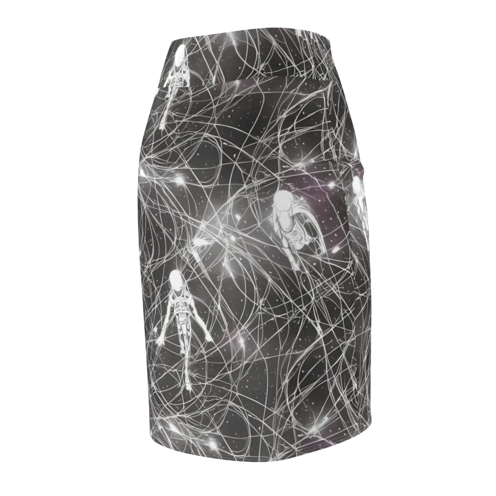 Void Weavers on Pencil Skirt — Back Side