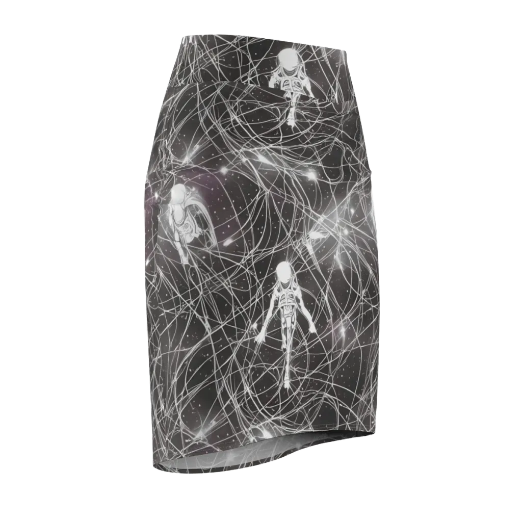 Void Weavers on Pencil Skirt — Front Side