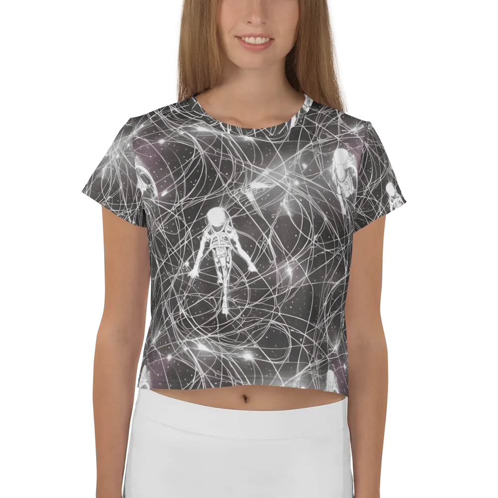 Void Weavers on Crop Tee — Front