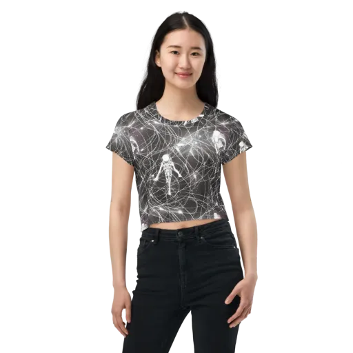 Void Weavers on a Crop Tee
