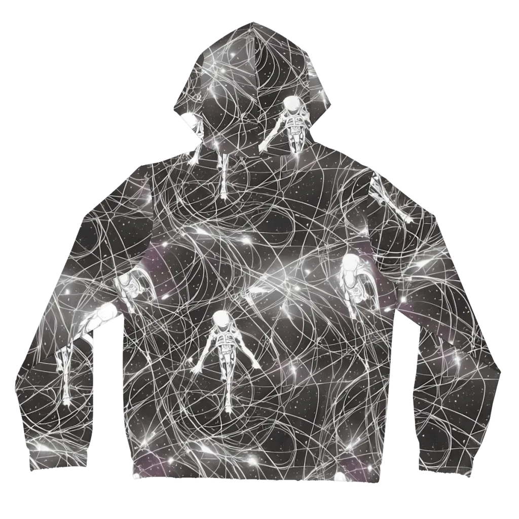 Void Weavers on Women's Full-Zip Hoodie — Back