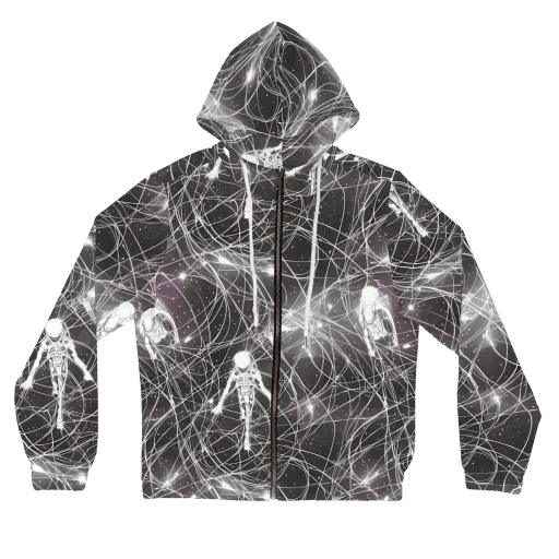 Void Weavers on a Women's Full-Zip Hoodie