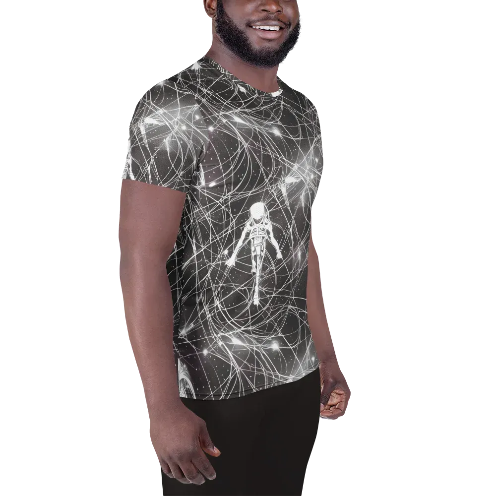 Void Weavers on Men's Athletic T-Shirt — Right