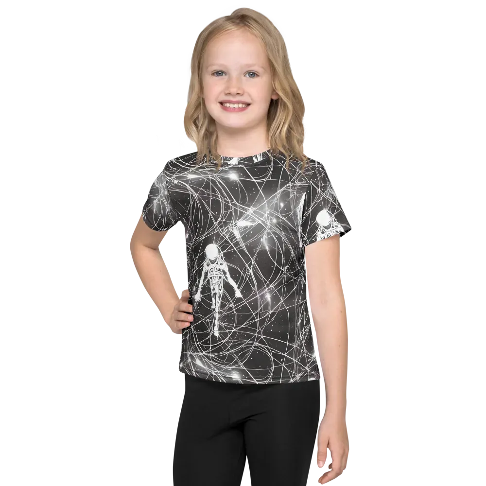 Void Weavers on Kids Crew Neck T-Shirt — Front