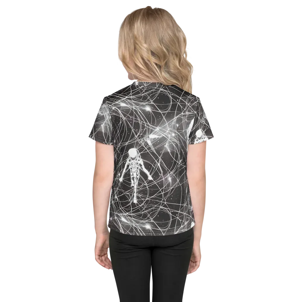 Void Weavers on Kids Crew Neck T-Shirt — Back