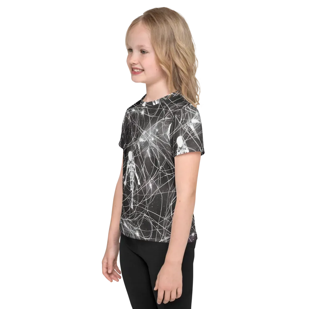 Void Weavers on Kids Crew Neck T-Shirt — Left