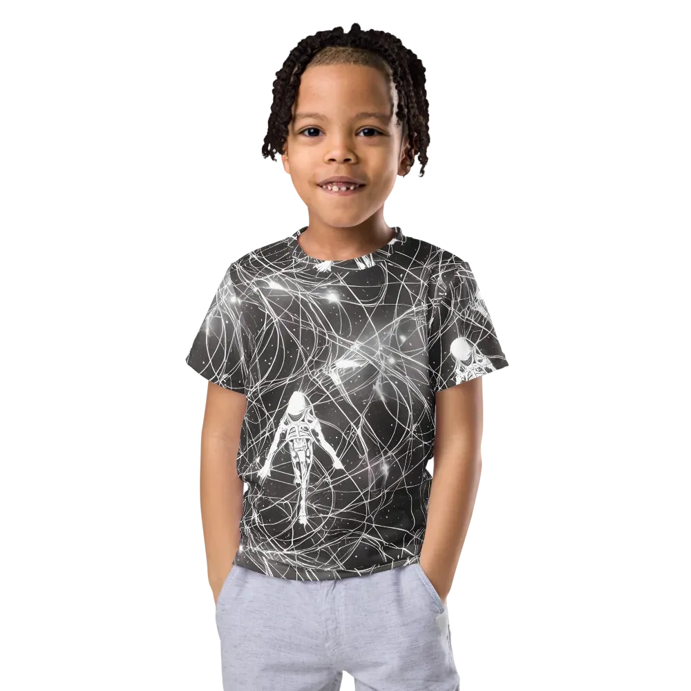 Void Weavers on Kids Crew Neck T-Shirt — Front