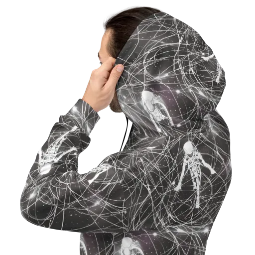 Void Weavers on a Hoodie