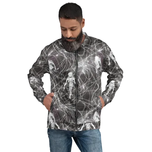 Void Weavers on a Bomber Jacket