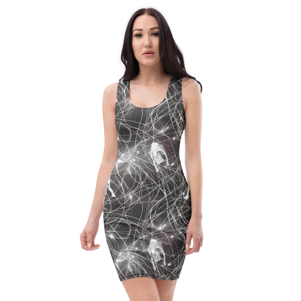 Void Weavers on Bodycon Dress — Front