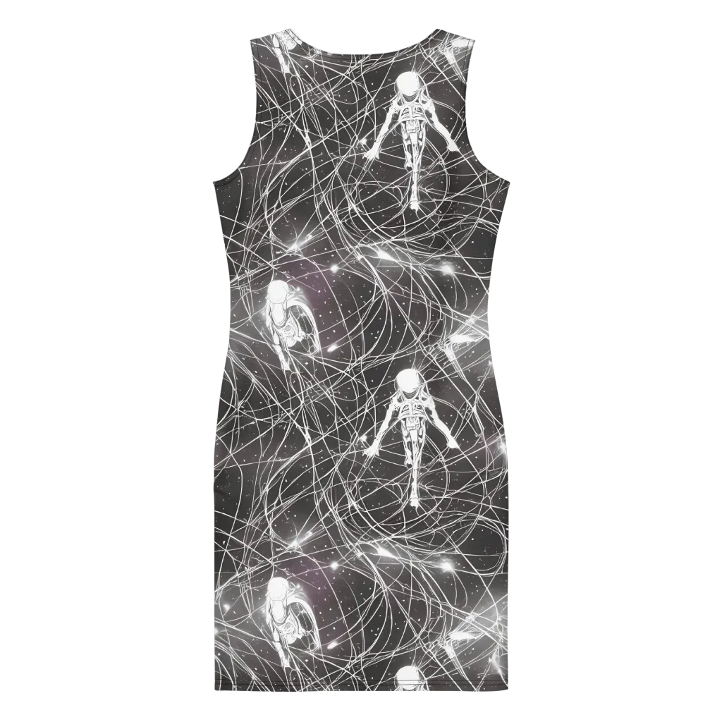Void Weavers on Bodycon Dress — Back