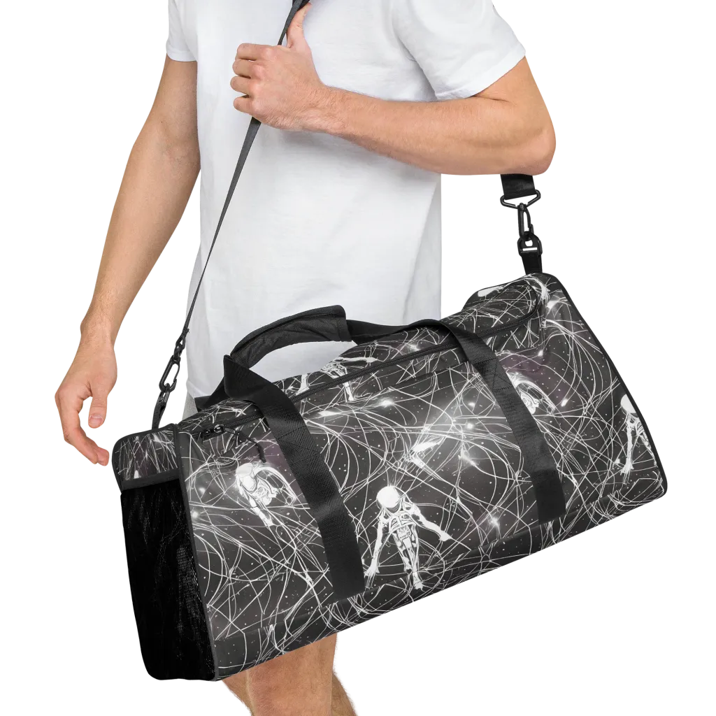 Void Weavers on Duffle Bag — Right Front