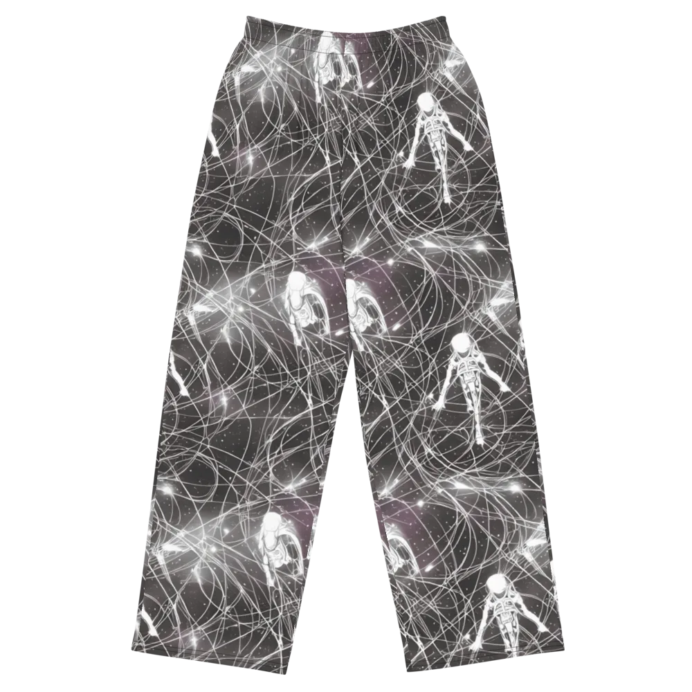 Void Weavers on Wide-Leg Pants — Front