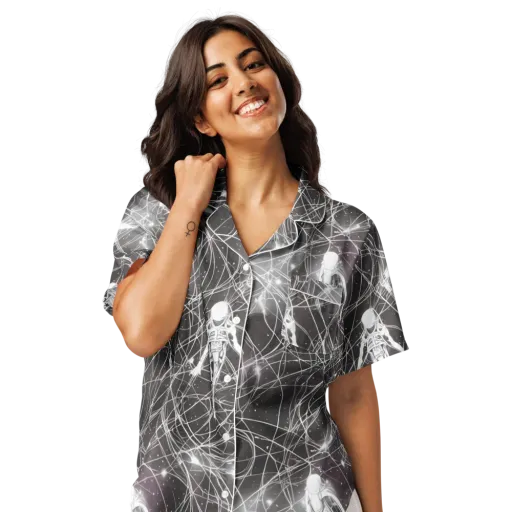 Void Weavers on a Women's Short Sleeve Pajama Top
