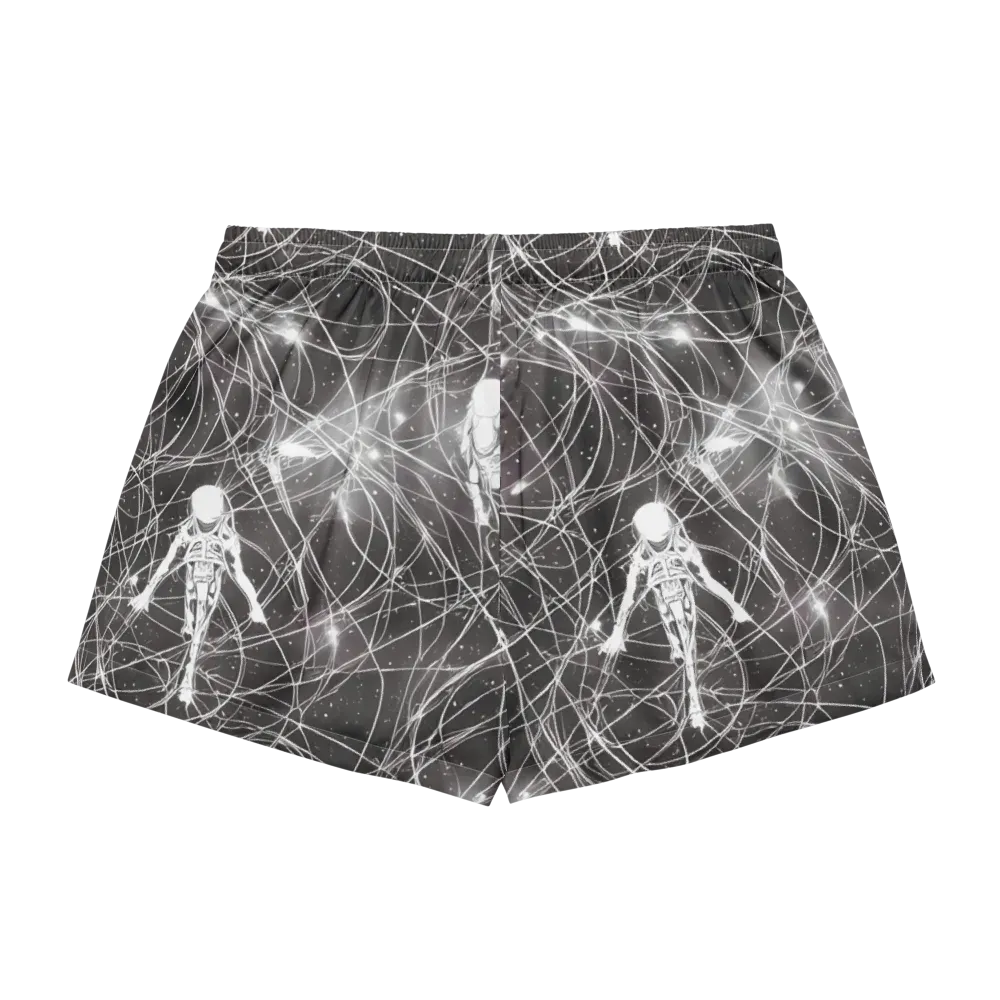 Void Weavers on Women's Pajama Shorts — Back