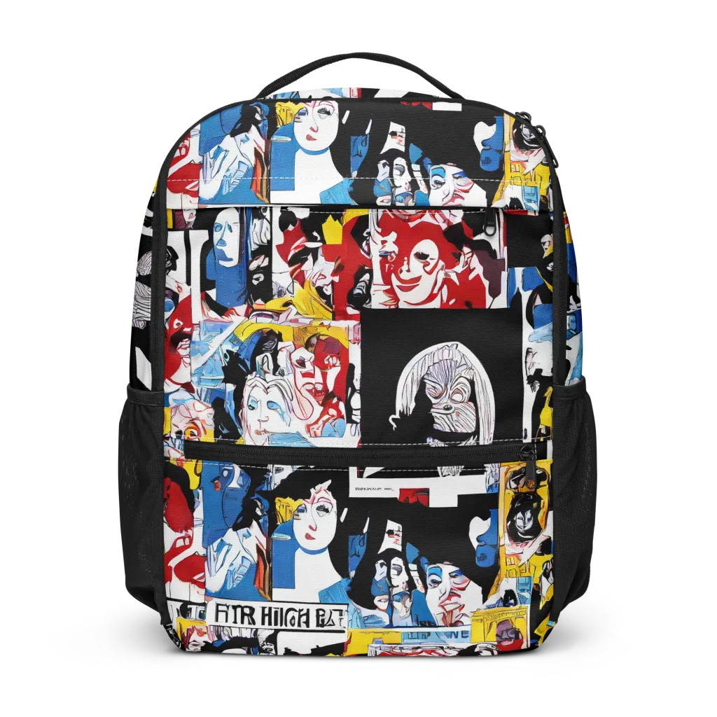 Pop Art Parade on Utility Backpack — Front