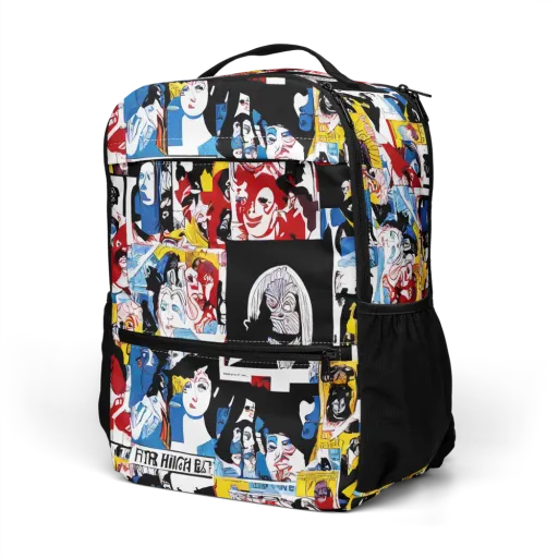 Pop Art Parade on a Utility Backpack