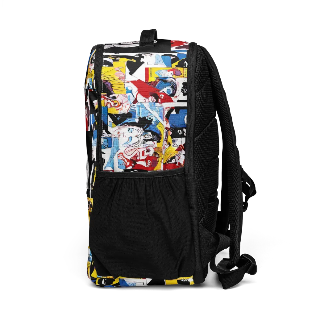 Pop Art Parade on Utility Backpack — Left