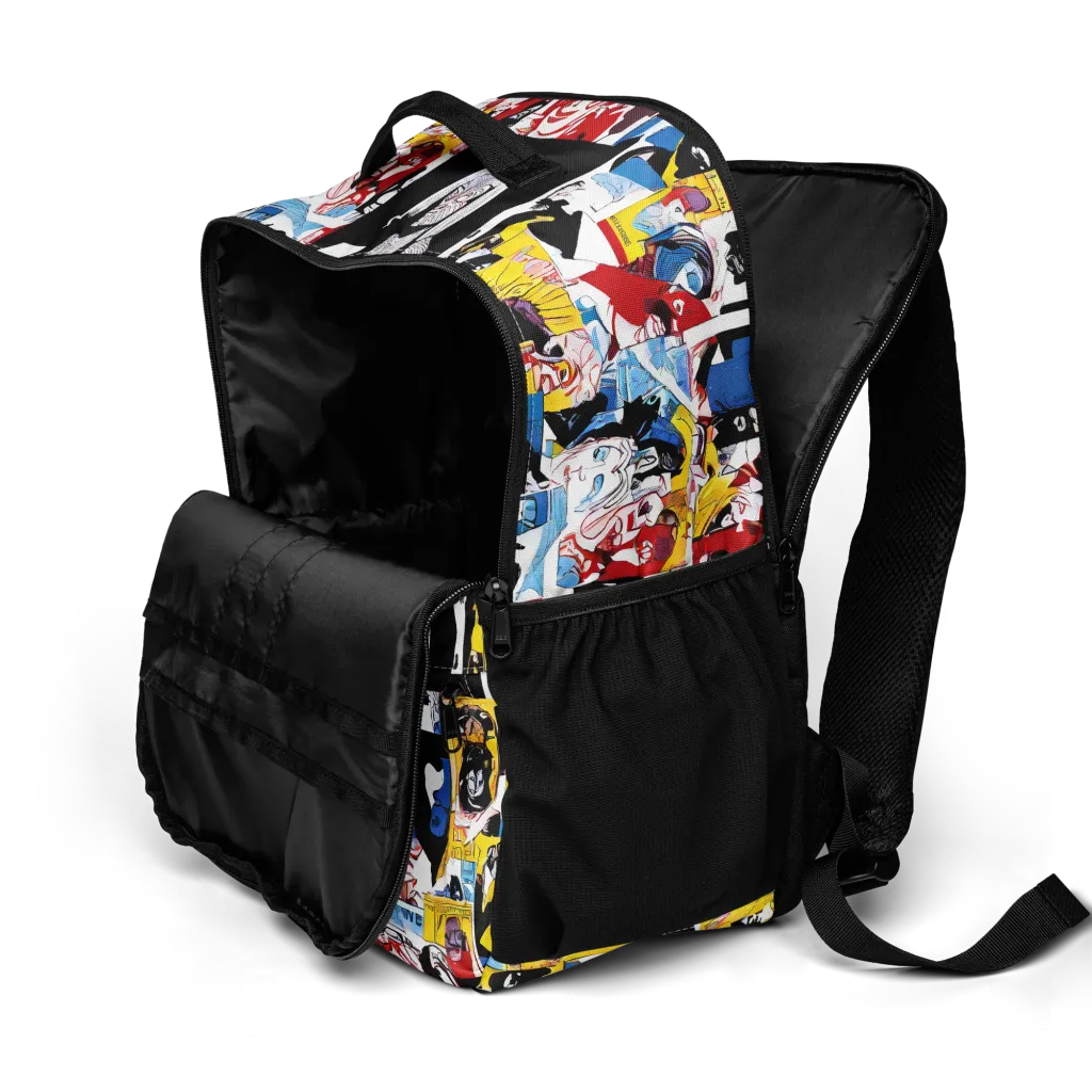 Pop Art Parade on Utility Backpack — Product details 2