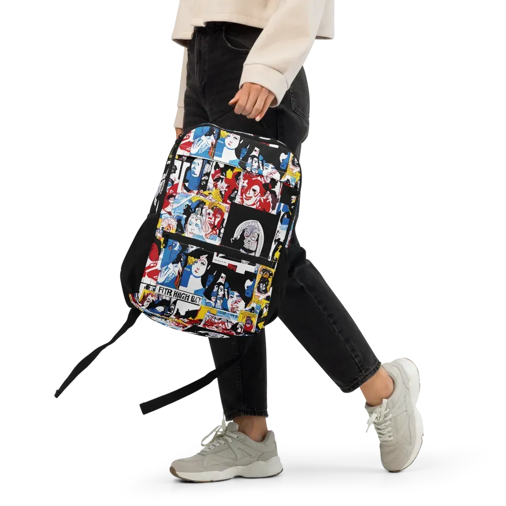 Pop Art Parade on Utility Backpack — Front