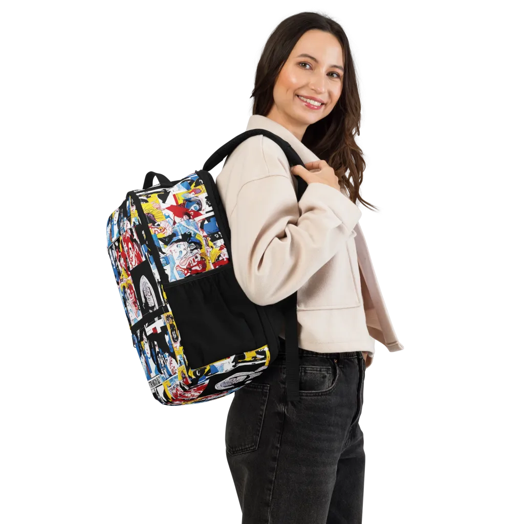 Pop Art Parade on Utility Backpack — Right