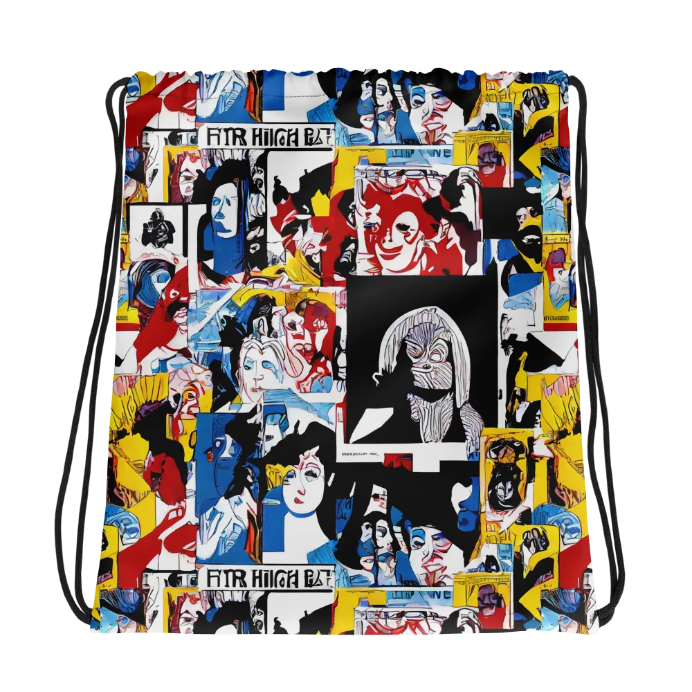 Pop Art Parade on Drawstring Bag — Photo
