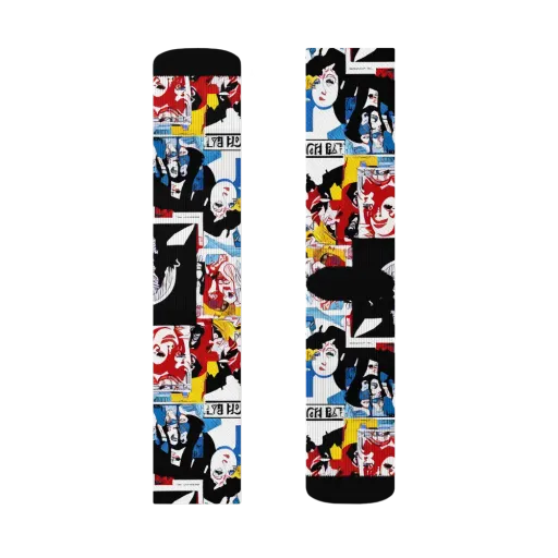 Pop Art Parade on a Socks