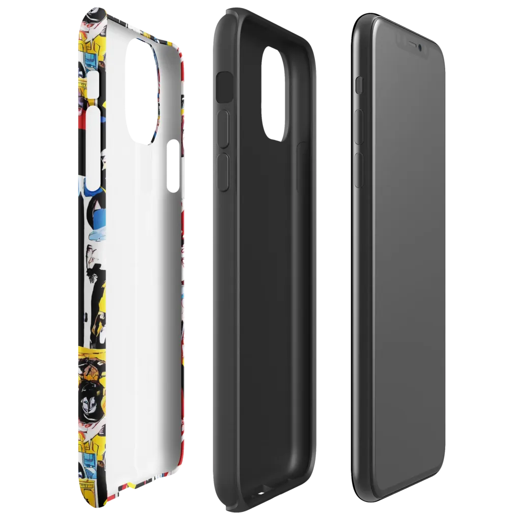 Pop Art Parade on Tough Case for iPhone® — Right