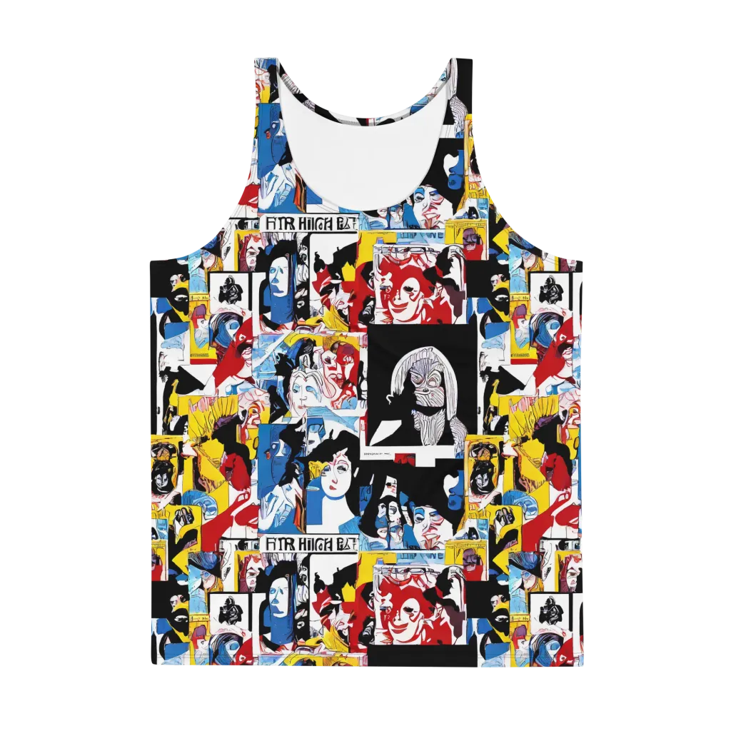 Pop Art Parade on Men's Tank Top — Front