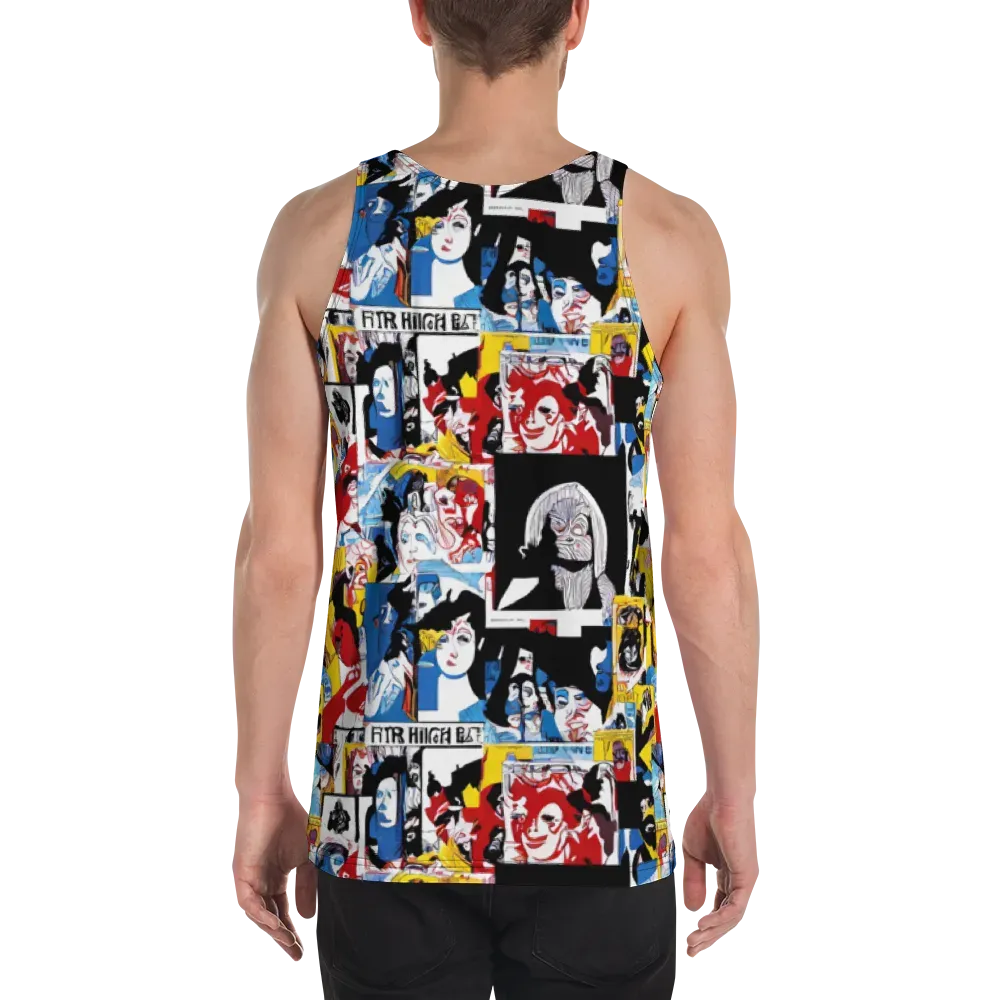 Pop Art Parade on Men's Tank Top — Back