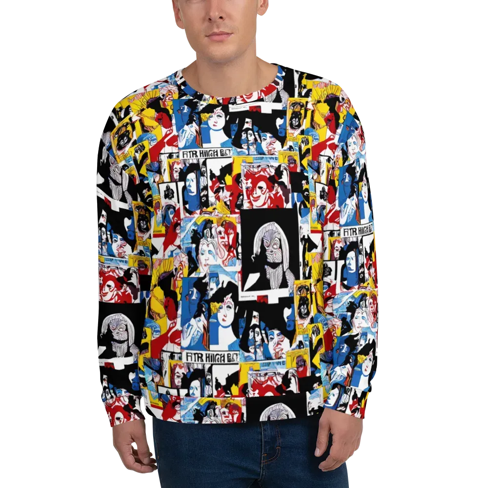 Pop Art Parade on Sweatshirt — Front