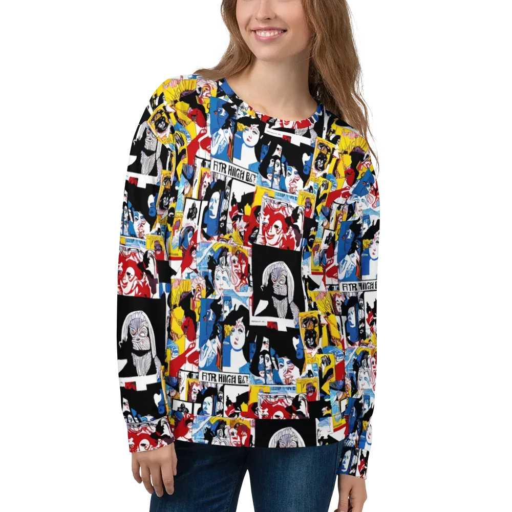 Pop Art Parade on Sweatshirt — Front