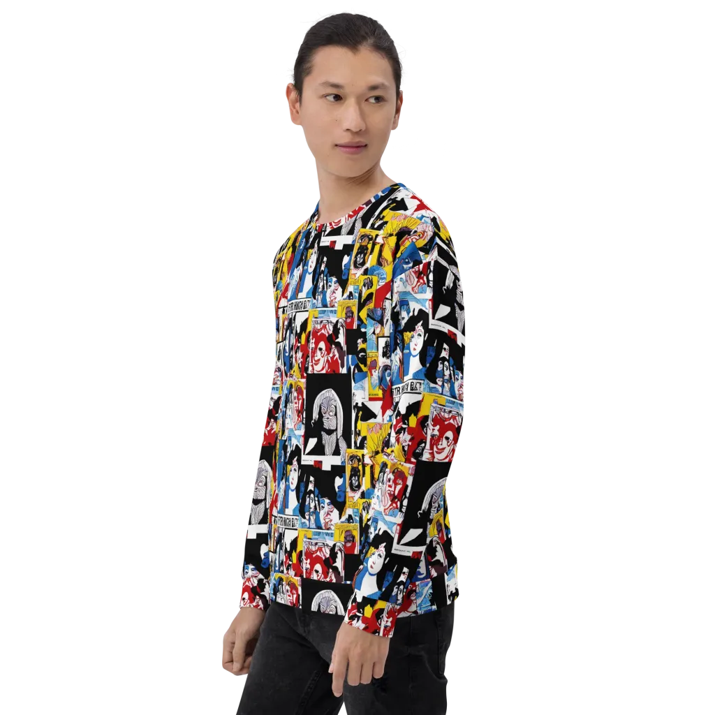 Pop Art Parade on Sweatshirt — Left Front