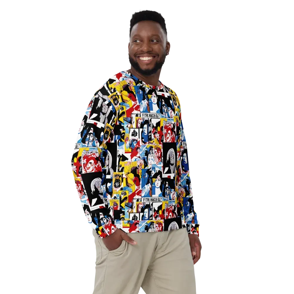 Pop Art Parade on Sweatshirt — Front