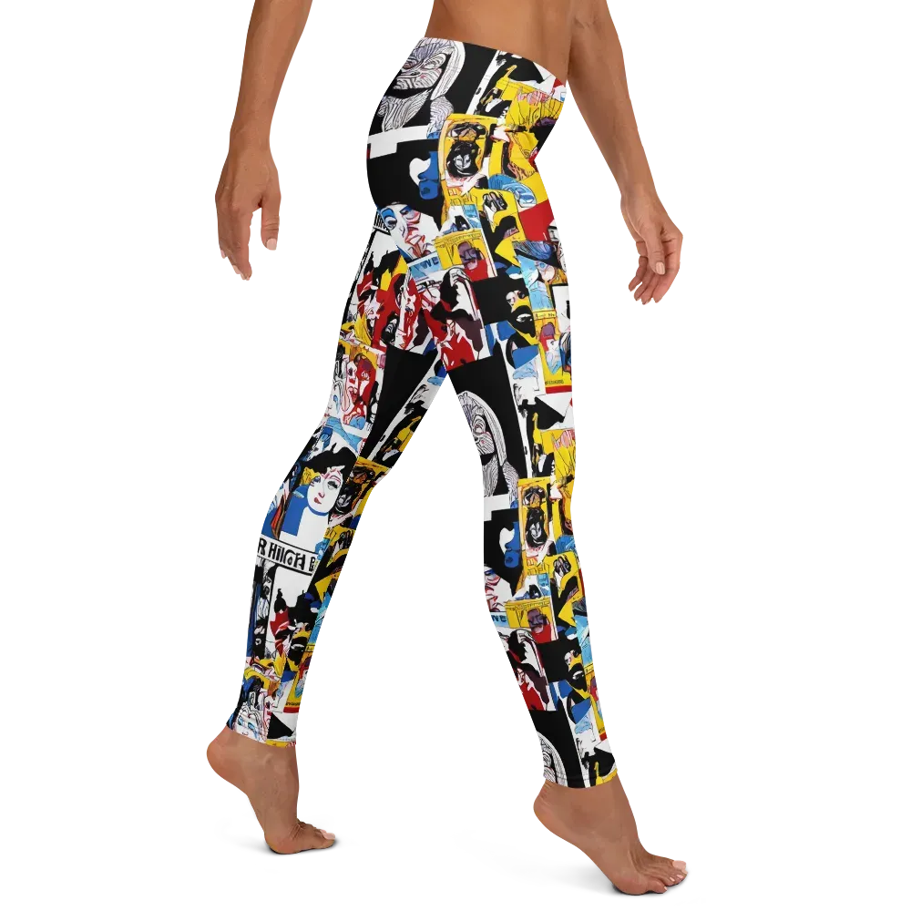 Pop Art Parade on Leggings — Right