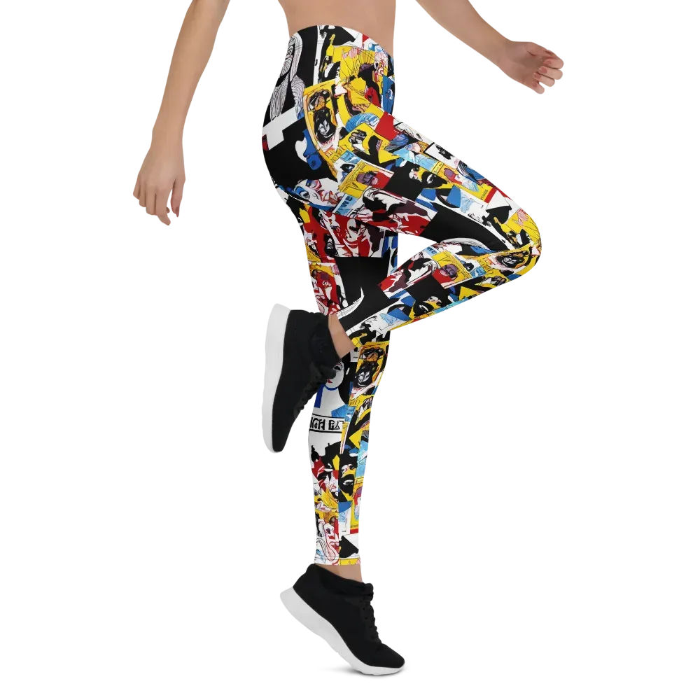 Pop Art Parade on Leggings — Right