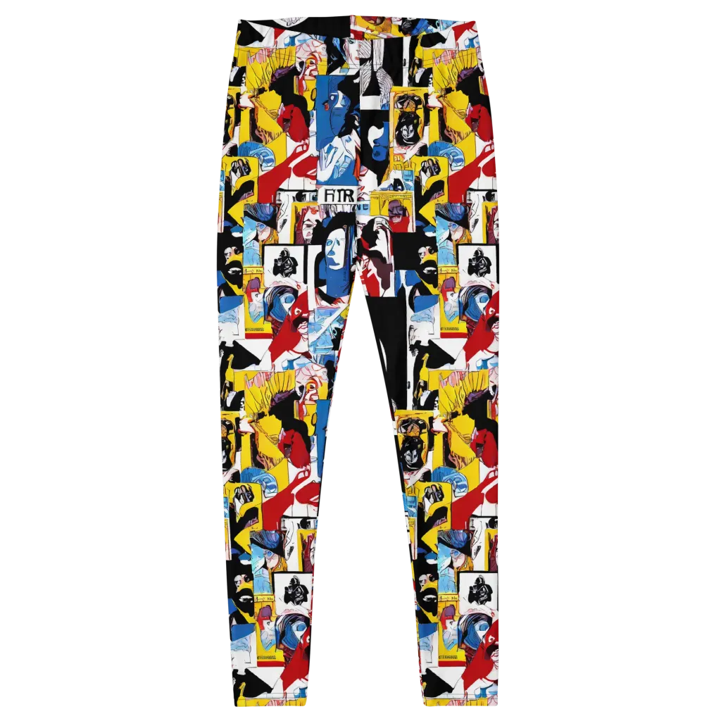 Pop Art Parade on Leggings — Front