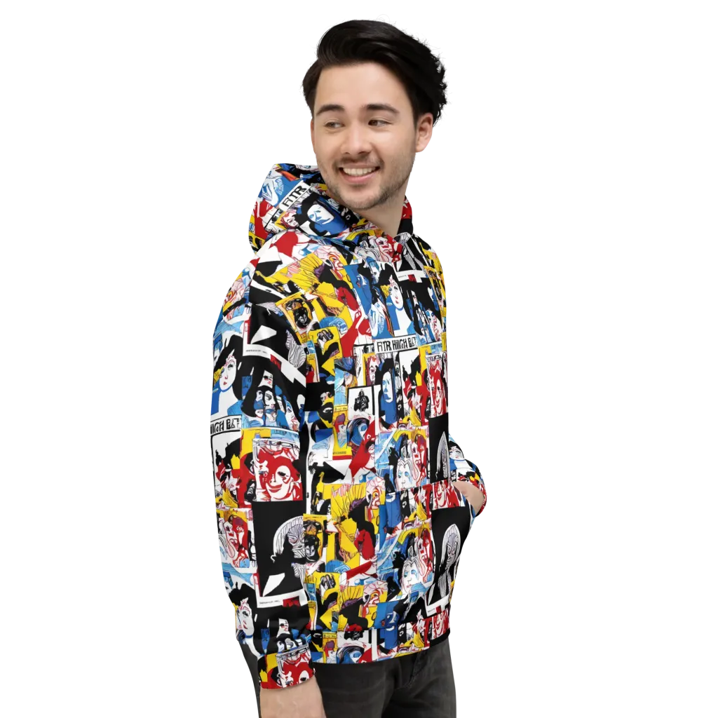 Pop Art Parade on Hoodie — Right