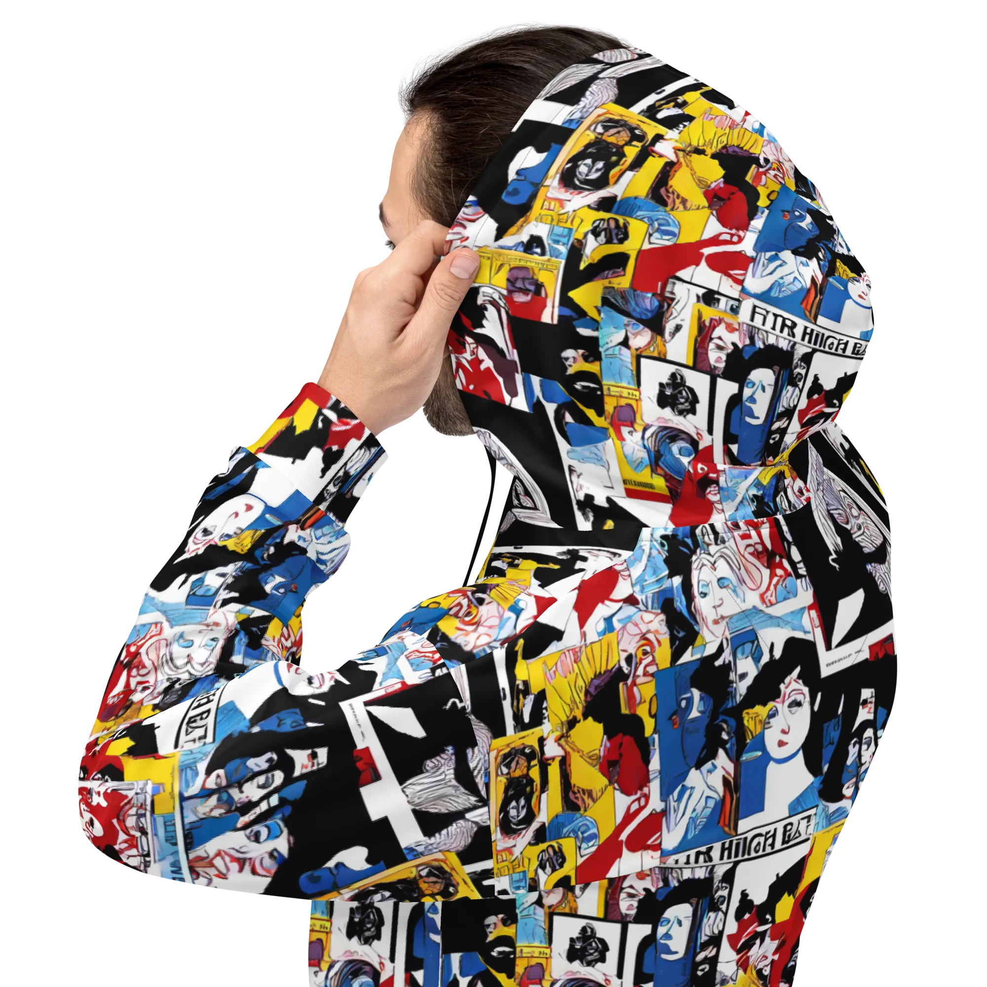 Pop Art Parade on Hoodie — Back