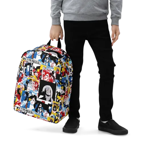 Pop Art Parade on a Minimalist Backpack
