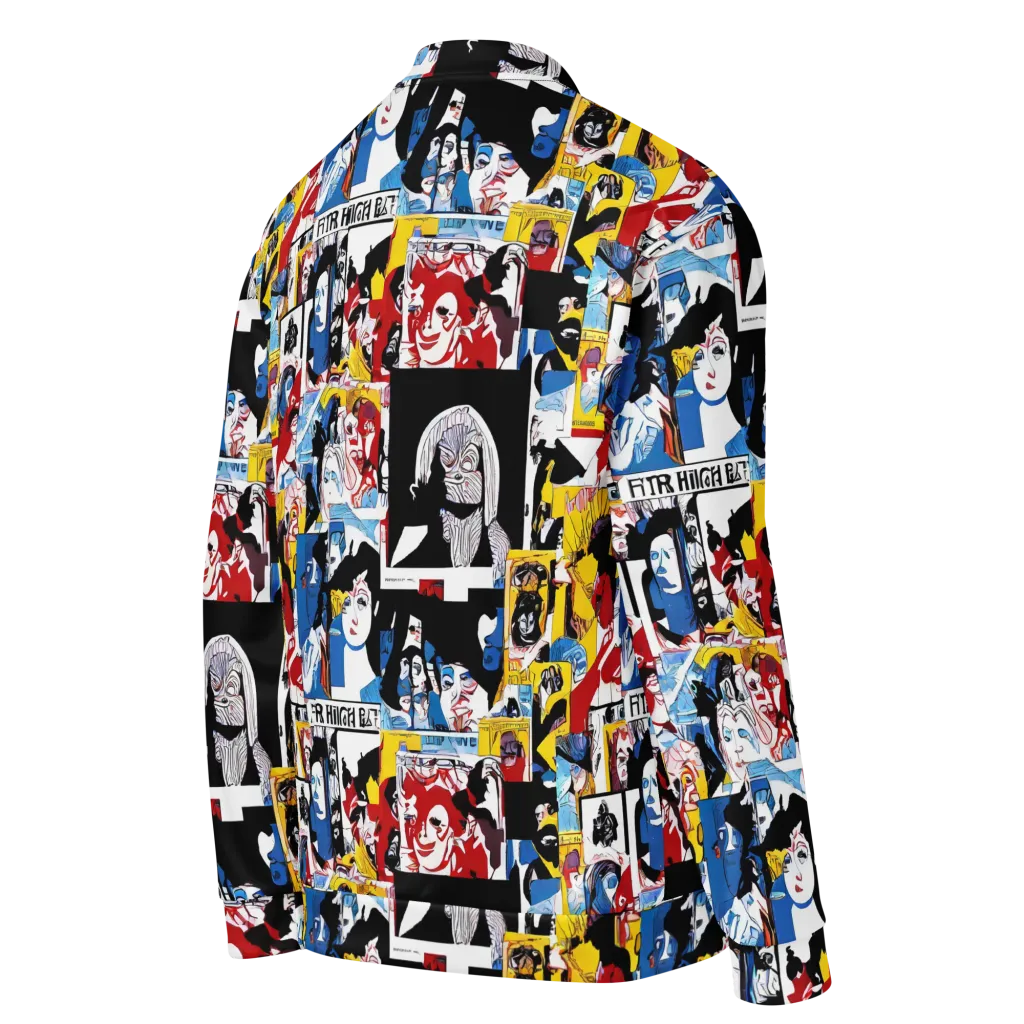 Pop Art Parade on Bomber Jacket — Right Back