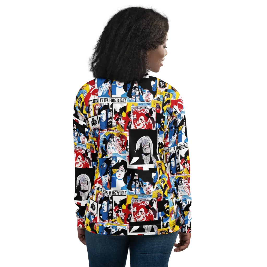 Pop Art Parade on Bomber Jacket — Back