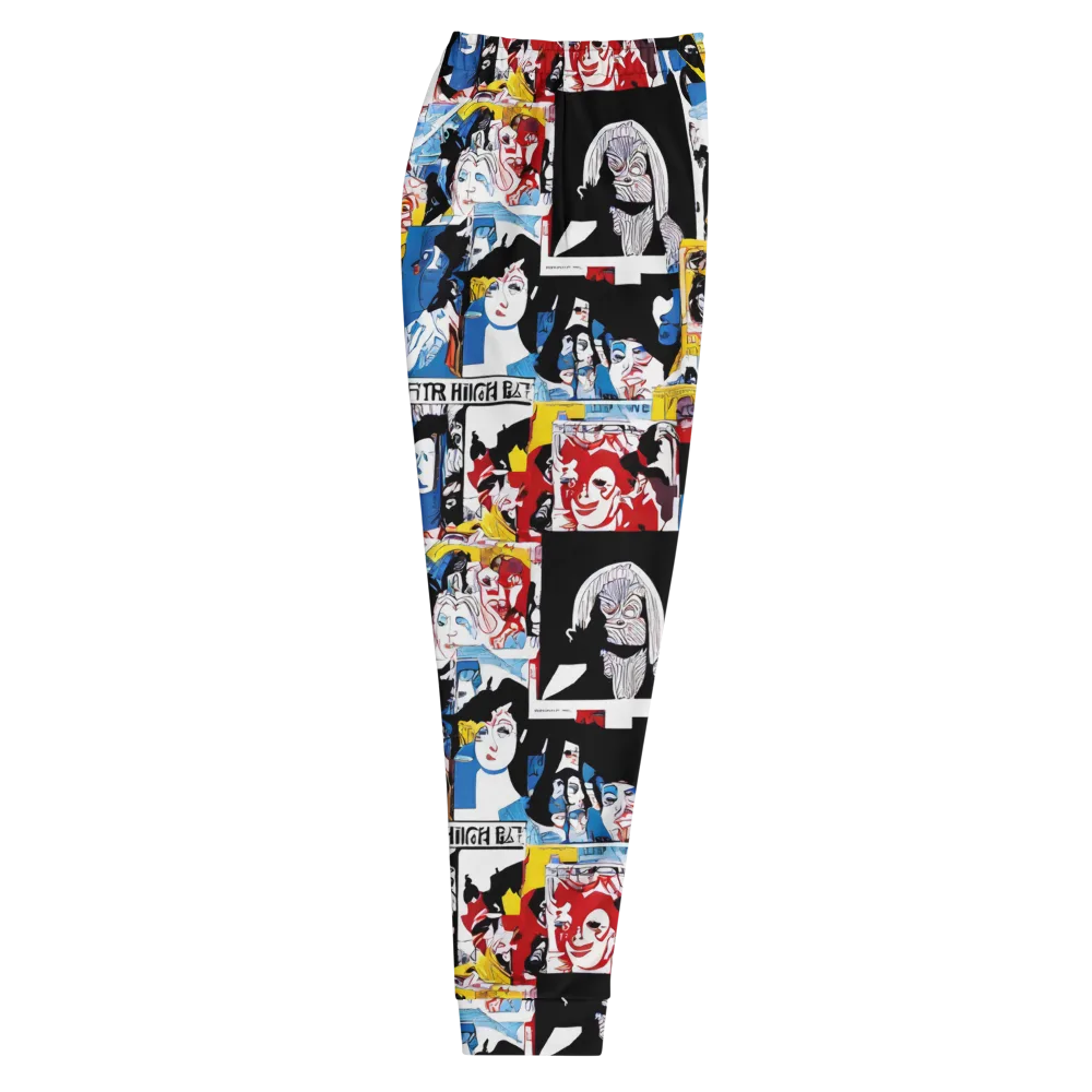 Pop Art Parade on Men's Joggers — Right