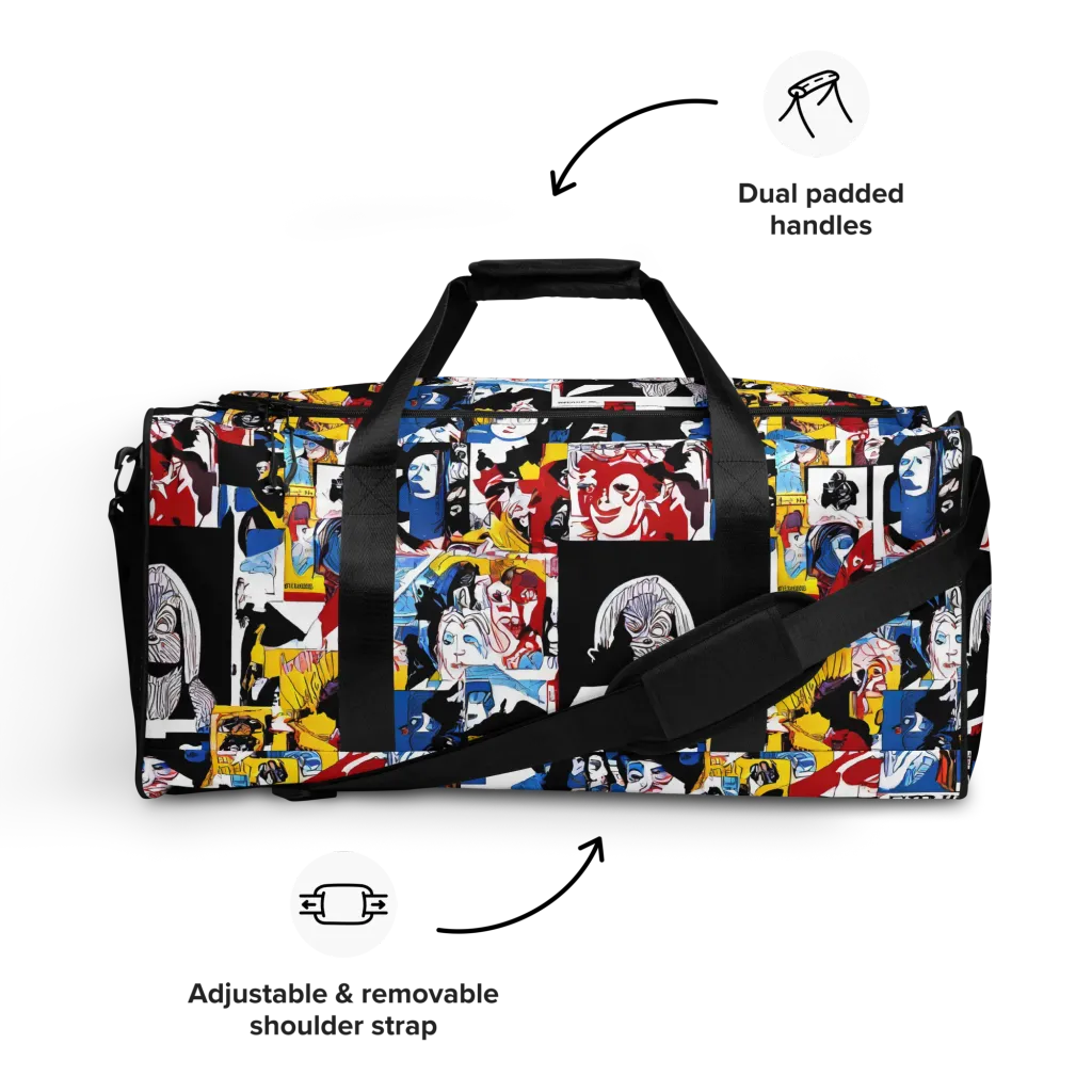 Pop Art Parade on Duffle Bag — Front