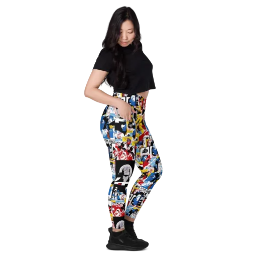 Pop Art Parade on a Leggings with Pockets