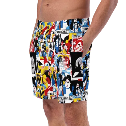 Pop Art Parade on a Swim Trunks
