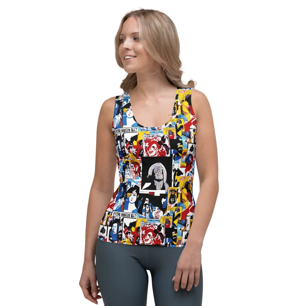 Pop Art Parade on Women's Tank Top — Front