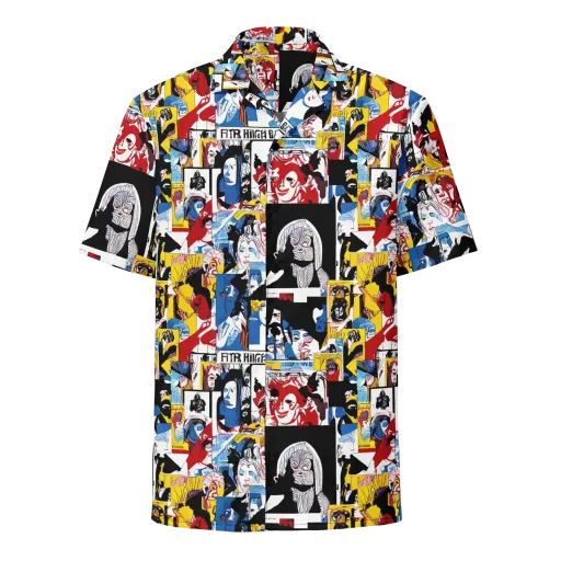 Pop Art Parade on a Button Shirt