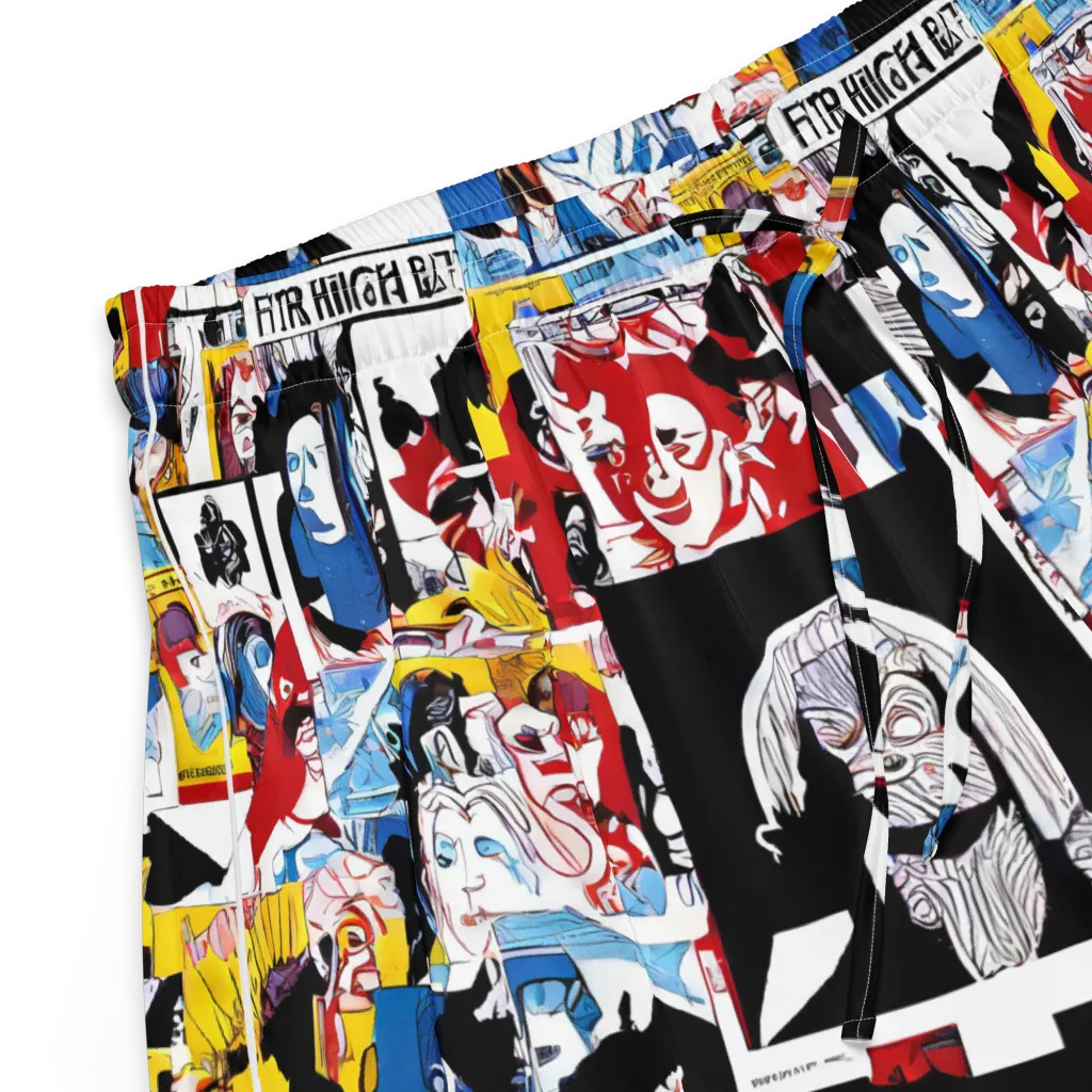 Pop Art Parade on Women's Pajama Shorts — Product details